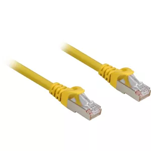 Sharkoon Cat.6a SFTP tīkla kabelis Dzeltens 0,25 m Cat6a S/FTP (S-STP)