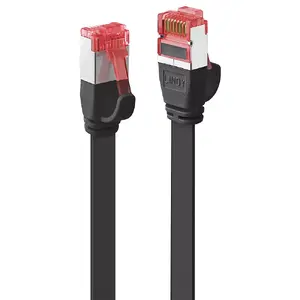 Network Cable Lindy 1m Cat.6 U/FTP Flat RJ-45 Black