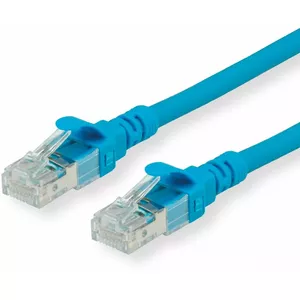 Networking Cable ROLINE 21.15.2974 RJ45 Cat6a 0.3m Blue