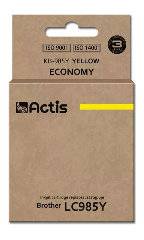 Saderīgs tinti kartridžs Actis KB-985Y Yellow