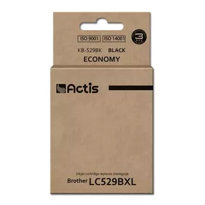 Ink cartridge ACTIS KB-529Bk compatible for Brother, pigment black, 58 ml, standard yield, single pack