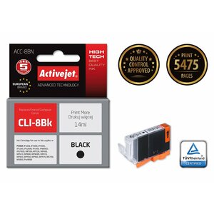 Activejet ink for Canon CLI-8Bk