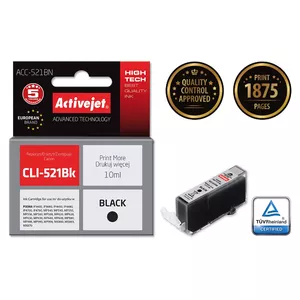 Activejet ACC-521BN ink (replacement for Canon CLI-521Bk; Supreme; 10 ml; black)