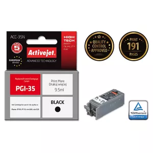Ink cartridge ActiveJet ACC-35N replacement for Canon PGI-35, black, pigment 9.5 ml, XL