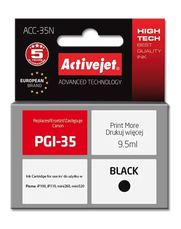 ActiveJet ACC-35N ink cartridge for Canon PGI-35 Photo 2