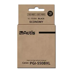 Compatible ink cartridge ACTIS KC-550Bk — Black pigment ink, 23 ml, standard yield, for Canon PGI-550Bk