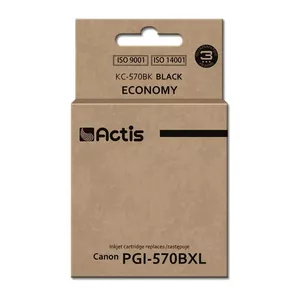 Actis cartridge KC-570Bk replacement Canon PGI-570Bk Standard 22 ml - Kompatibel - Tintenpatrone tintes kārtridžs 1 pcs Saderība Standarta produktivitāte Melns