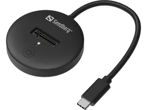 Sandberg USB 3.2 Dokošanas stacija M.2 NVMe SSD diskiem ar USB Type-C interfeisu un 10 Gbit/s datu pārsūtīšanas ātrumu