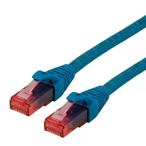 Networking Cable ROLINE 21.15.2944 U/UTP RJ45 Cat6 0.3m Blue