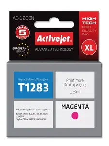Ink cartridge ActiveJet AE-1283N compatible with Epson T1283 — 13 ml magenta, XL capacity