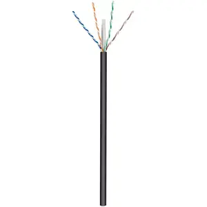 Сетевой кабель Goobay 77625 Черный 100м Cat6 U/UTP