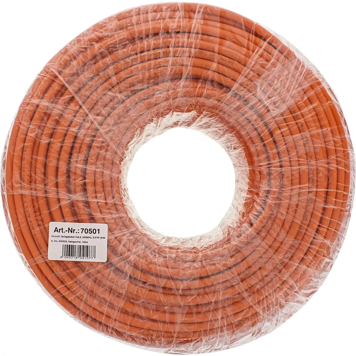 InLine Solid Installation Cable 250MHz S/STP Cat.6 CU AWG23 Photo 2