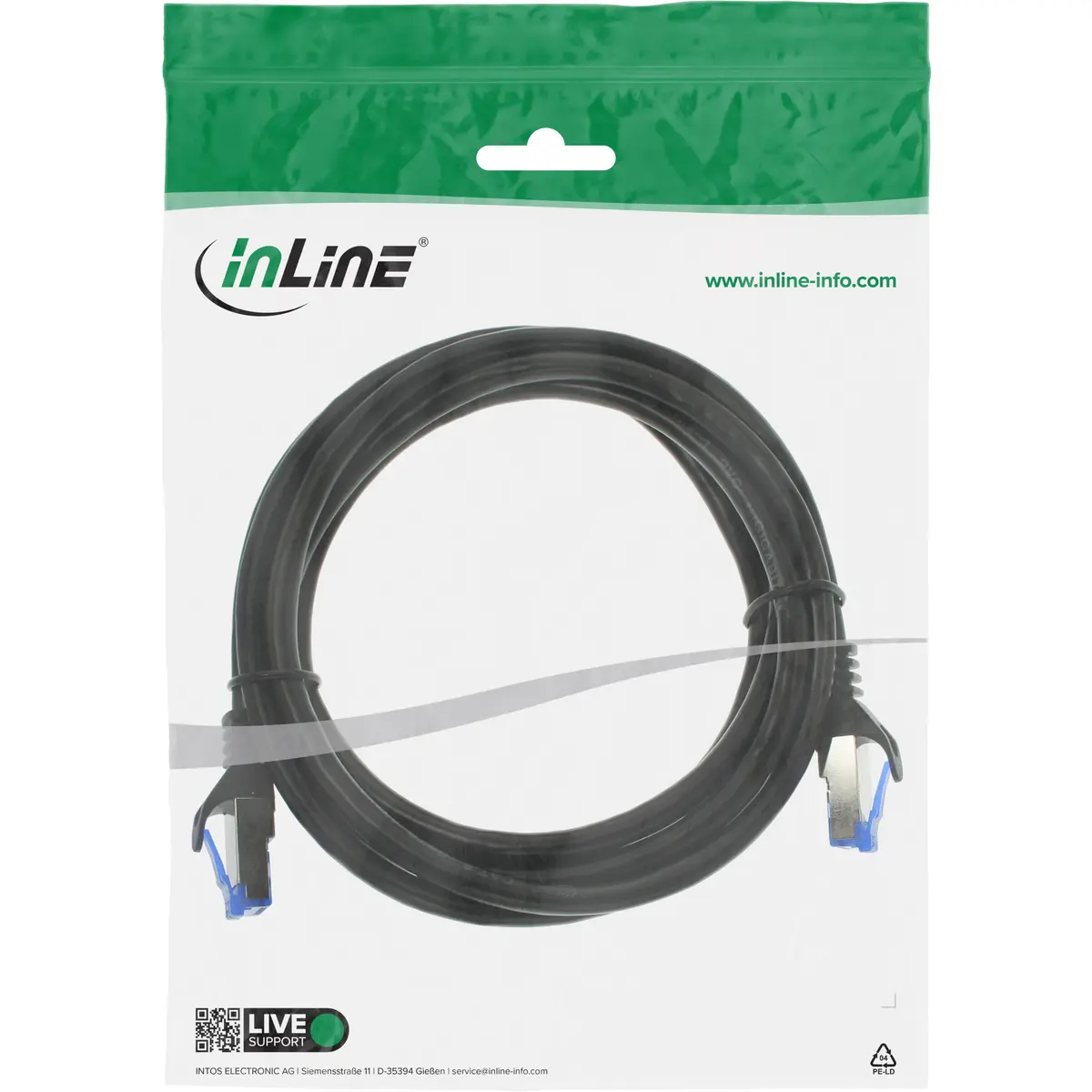 Уличный кабель InLine Cat.6A S/FTP 0.5м Photo 4