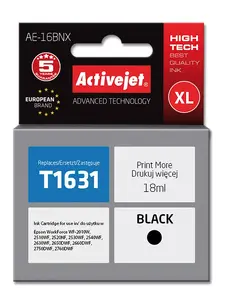 Compatible ink cartridge ActiveJet AE-16BNX for Epson (High XL, pigment black, 18 ml)