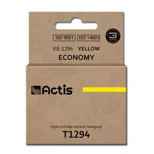 Tintes kārtridžs ACTIS KE-1294 dzeltenais, saderīgs ar Epson T1294, krāsviela 15 ml, viengabala pakas, standarta ietilpība