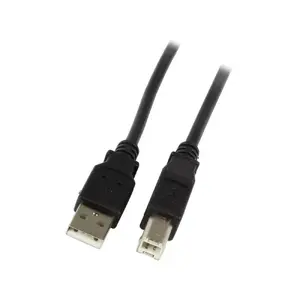 USB Cable Synergy 21 S215472 USB 2.0 5m USB A USB B Black