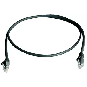Tīkla kabelis Telegärtner Cat 6 U/UTP 1 m melns