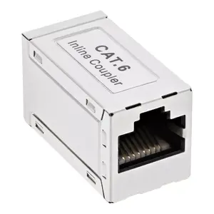 InLine Cat.6 adaptor fully shielded metal 69990D