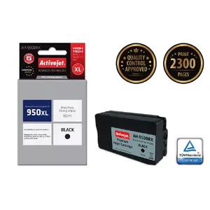Compatible ink ActiveJet AH-950BRX for HP 950XL (pigment black, 80 ml, high yield, single pack)