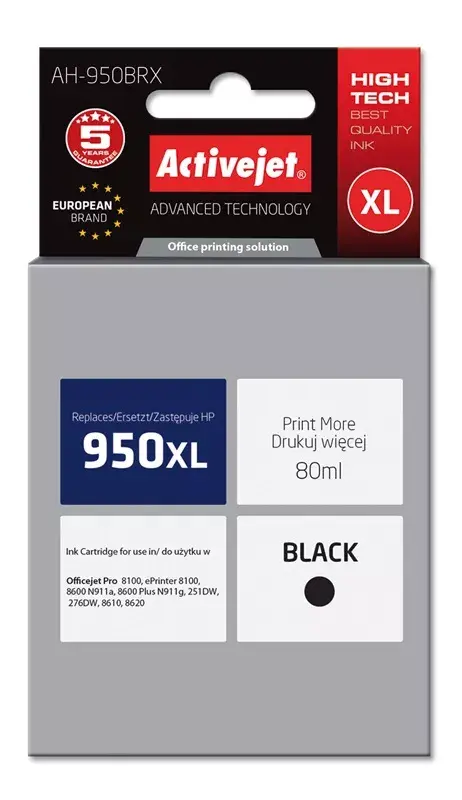 ActiveJet AH-950BRX compatible ink 80 ml Photo 2