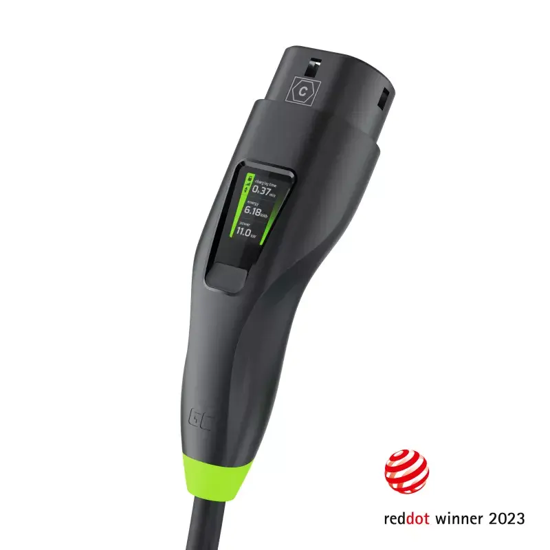 Green Cell EVGC01 Type 2 16A 7 м кабель для зарядки Photo 2