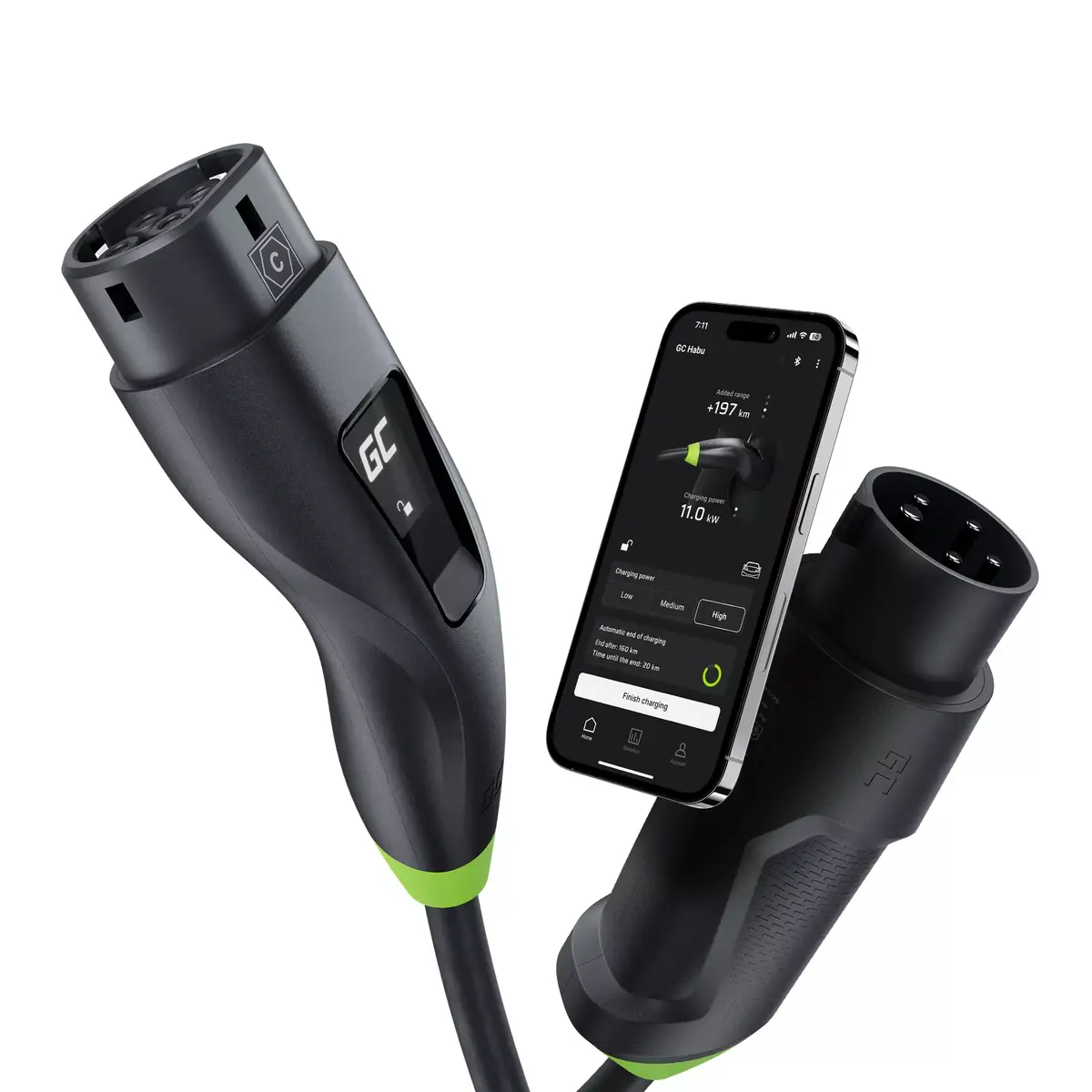 Green Cell EVGC01 Type 2 16A 7 м кабель для зарядки Photo 22