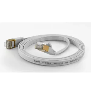 Networking cable Wantec 7005 RJ-45 Cat6a 1 m White