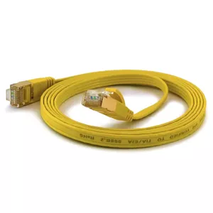 Networking cable Wantec 7058 RJ-45 Cat6a 0.2 m Yellow