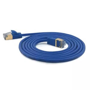Networking cable Wantec 7127 RJ-45 Cat7 0.1 m Blue