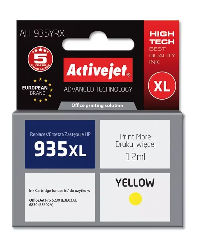 ActiveJet AH-935YRX compatible ink cartridge Yellow Photo 2
