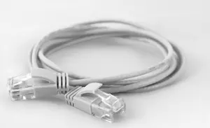 Networking Cable Wantec 7228 RJ-45 Cat6a 0.5m White