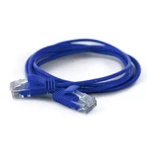 Networking Cable Wantec 7241 RJ-45 Cat6a 0.25m Blue