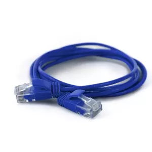Networking Cable Wantec 7242 RJ-45 Cat6a 0.5m Blue