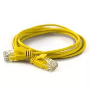 Wantec 7283 networking cable Yellow 0.26 m Cat6a U/UTP (UTP)