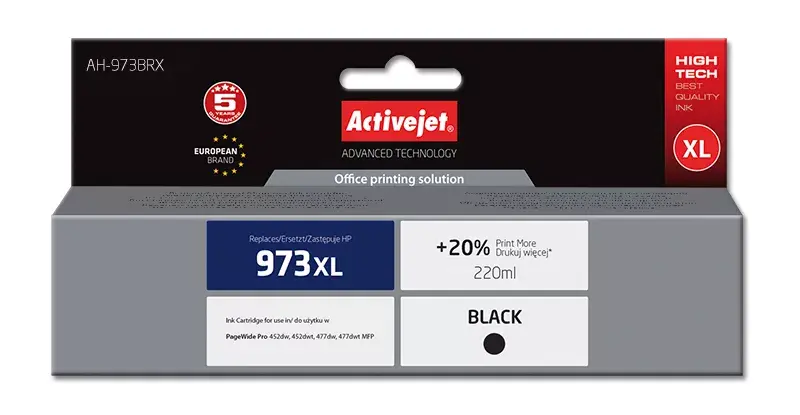 Activejet AH-973BRX Ink Cartridge for HP 973XL Photo 2