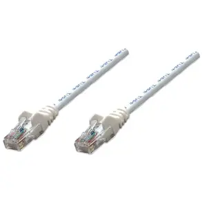 Network cable INTELLINET 320689 Cat5e U/UTP, RJ-45 to RJ-45, 2 m, white