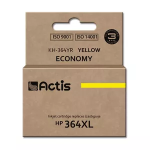 Ink cartridge ACTIS KH-364YR Compatible for HP 364XL, Yellow, 12 ml, Standard Yield, Refurbished