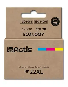 Совместимый картридж ACTIS KH-22R цветной для HP 22XL (стандартный ресурс, 18 мл, CMY)