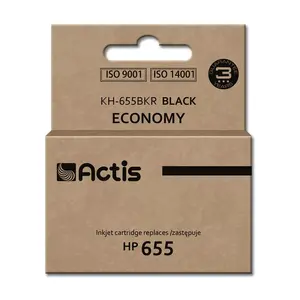 Saderīgas ACTIS KH-655BKR tintes nomaiņa HP 655 CZ109AE, pigmenta melna, 20 ml, standarta ietilpība, viena iepakojuma