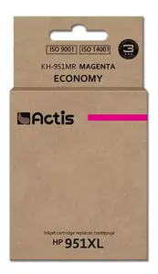 Tintes kasetne ACTIS KH-951MR, savietojama ar HP 951XL CN047AE, magenta (dye), 25 ml, standarta ietilpība