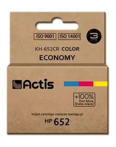 Tintes kasetne ACTIS KH-652CR saderīga ar HP 652 (Standarta, krāsu tinte, 15 ml)