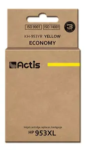 Ink cartridge ACTIS KH-953YR compatible with HP 953XL (high-yield, dye, 25 ml, yellow)