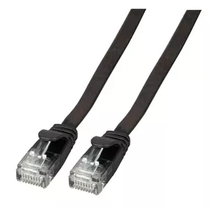 Сетевой кабель EFB Elektronik K8107SW.0,25 RJ-45 Cat6a 0.25 м Черный