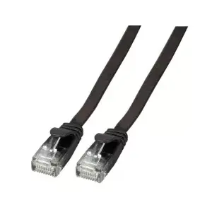 Networking Cable EFB Elektronik K8107SW.1 RJ-45 Cat6a 1.5m Black