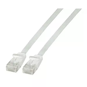 Networking cable EFB Elektronik K8107WS.0,5 RJ-45 Cat6a 0.5 m White