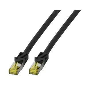 Networking Cable EFB Elektronik MK7001.0,25B RJ-45 Cat6a 0.5m Black