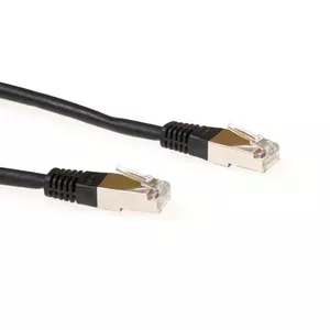 Патч-кабель F/UTP CAT5E ACT Black 1.5 метра