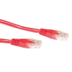 Patch Cable ACT Red 1.5 meter U/UTP CAT6 with RJ45 connectors