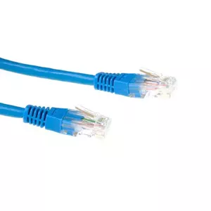 Patch cable U/UTP CAT6 1m ACT Blue IB9601