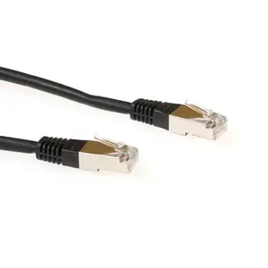 Патч-кабель ACT Black 20 метров LSZH SFTP CAT6 FB9920